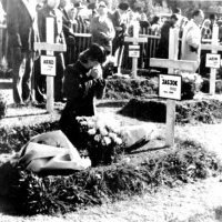 Pôvodný cintorín 1 čs. armádneho zboru na Dukle.