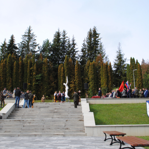 Účasť vojenských múzejníkov zo Svidníka na oslavách 78. výročia oslobodenia obce Kalinov
