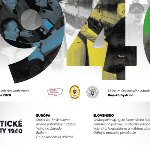 Konferencia Slovensko a Európa v roku 1940, Múzeum SNP Banská Bystrica - avízo