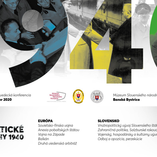 Slovensko a Európa v roku 1940 / Slovakia and Europe in the year 1940