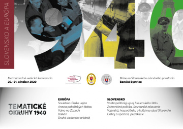Konferencia Slovensko a Európa v roku 1940, Múzeum SNP Banská Bystrica - avízo