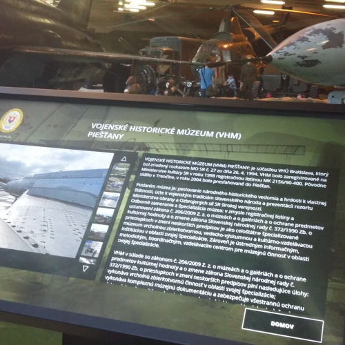 Stála expozícia VHM Piešťany - hala 1