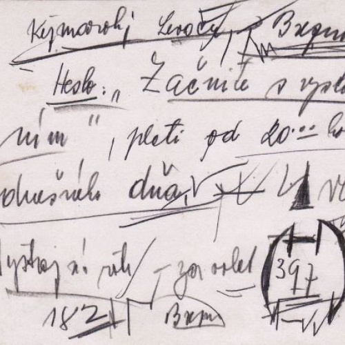 Rádiogram - depeša rozkazu pplk. gšt. J. Goliana na začatie SNP