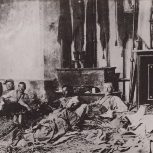 Provizórny lazaret v kostole