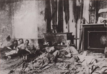 Provizórny lazaret v kostole