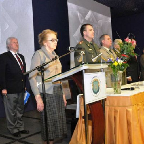 Z otvorenia konferencie počas hymny ČR