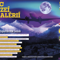 Plagát Noc múzeí a galérií v Mo Svidník VHM Piešťany