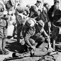 Príslušníci 2. československej samostatnej paradesantnej brigády v ZSSR počas výcviku