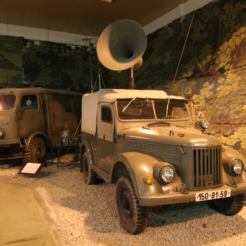 Automobil GAZ–69 so zástavbou „Búrka I“ 