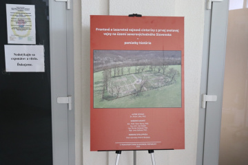 Výstava „Frontové a lazaretné vojnové cintoríny z 1. svetovej vojny na  území severovýchodného Slovenska – pamiatky histórie“