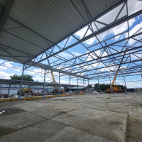 Výstavba haly veľkorozmerných predmetov H4 vo VHM Piešťany (2)