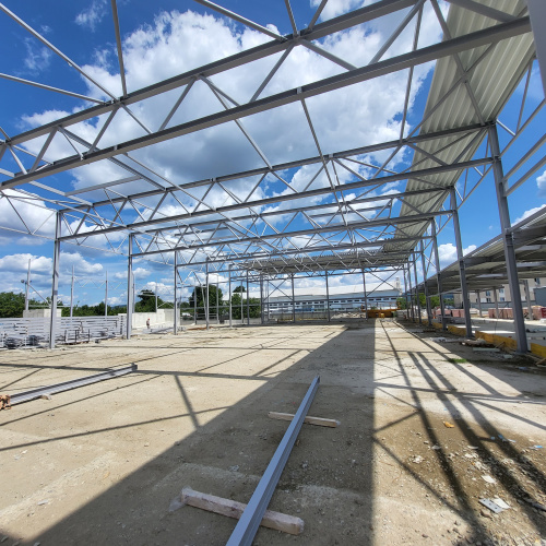 Výstavba haly veľkorozmerných predmetov H4 vo VHM Piešťany 
