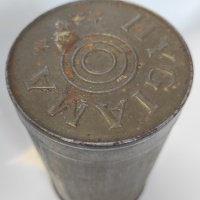 Starožitná plechová dóza Hygiama