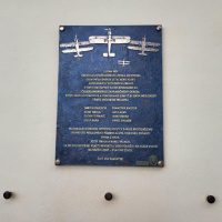 Piešťany - pamätná tabuľa slovenským letcom vo VHM - 2022