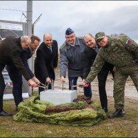 Piešťany - poklepanie základného kameňa výstavnej haly 4 vo VHM - 2023