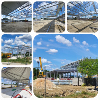 Pieštany - Výstavba haly 4 veľkorozmerných predmetov - júl 2023