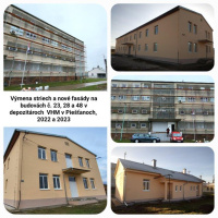 Opravy striech a úpravy fasád výstavných hál v expozícii VHM a budov v depozitároch VHM PN (5)