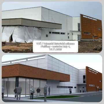 Výstavba haly veľkorozmerných zbierkových predmetov vo VHM v Piešťanoch (1)