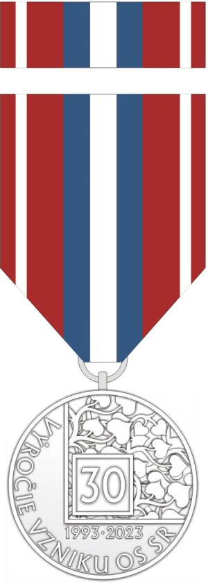 Pamätná medaila k 30. výročiu vzniku Ozbrojených síl Slovenskej republiky