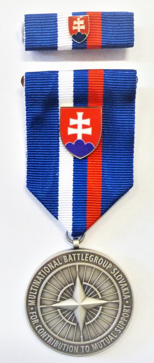 Medaila mnohonárodnej bojovej skupiny Slovensko