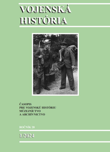 Obálka časopisu Vojenská história