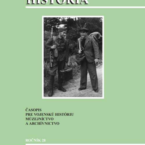 Obálka časopisu Vojenská história