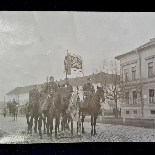 Pohľadnica: Slávnosť odovzdávania zástavy (Košice, 28. 10. 1930)