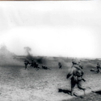 Sovietske vojská útočia pred Bratislavou. Apríl 1945.