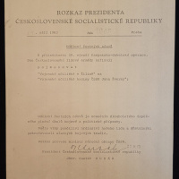 9. Rozkaz prezidenta republiky o prepožičaní čestného názvu