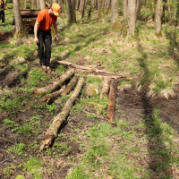Vyzdvihnutie nemeckých vozíkov na Lešti