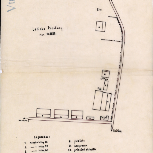 Letisko Piešťany jun 1939