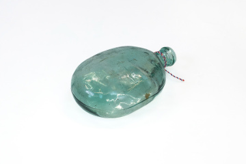 Sovietska sklenená poľná fľaša 