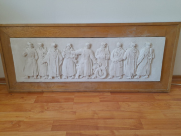 Sadrová plastika „V povstaní“ (Rudolf Pribiš) 