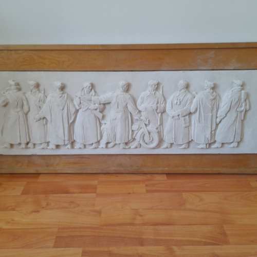 Sadrová plastika „V povstaní“ (Rudolf Pribiš) 