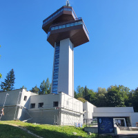 Vyhliadková veža na Dukle - celkový pohľad 23.9.2024