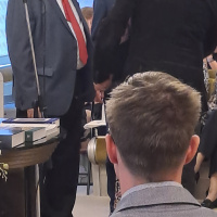 7.	Člen poroty doc. PhDr. Vladimír Segeš, PhD. počas odovzdávania cien