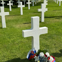 Hrob A. Babjaka, American Normandy Cemetery, Francúzsko 2024