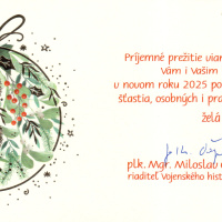 Vianočný pozdrav VHÚ - 2024 - PF 2025 SVK