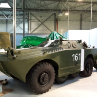 Ošetrenie a úprava vozidla BRDM-1 v novej hale H-4