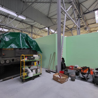 24. Príprava novej časti expozície v H4, január 2025