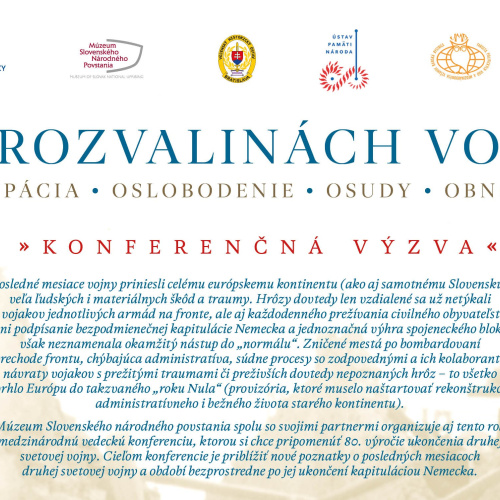 Konferenčná výzva - Na rozvalinách vojny
