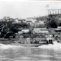 7. Oslobodzovanie Bratislavy. Bojové plavidlo Dunajskej flotily.