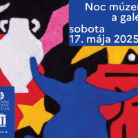 Noc múzeí a galérií 2025 - plagát