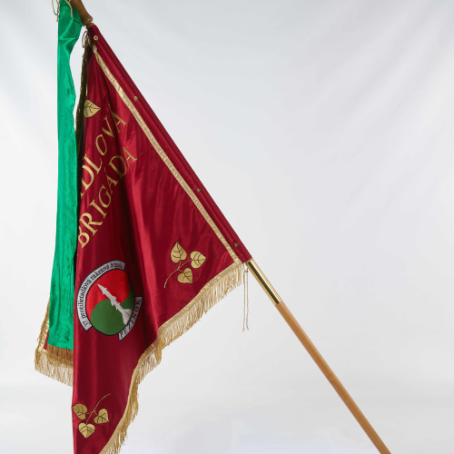 Bojová zástava 37. protilietadlovej raketovej brigády Pezinok