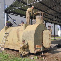 Ošetrovanie povrchu zbierkového predmetu Prevozný úkr...