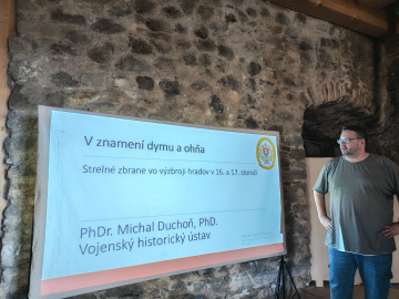 Účasť vojenského historika na Dni otvorených dverí na Lietavskom hrade  