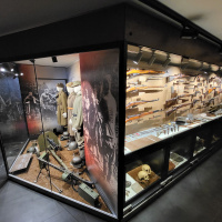 Vyhliadková veža na Dukle, dolná kupola, nová expozícia Duklianske bojisko v premenách času