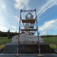 Pamätník Tokajíckej tragédie - obnova poškodeného súsošia - september 2024 - 3