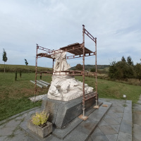 Pamätník Tokajíckej tragédie - obnova poškodeného súsošia - september 2024 - 4