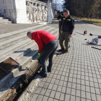 20. Oprava schodiska na Pamätníku sovietskej armády vo Svidníku